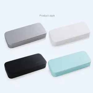 thin square spectacle glasses packaging fashion new sunglasses case and box Korean large frame compression box of sunglasses