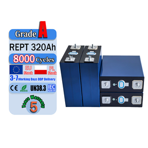 แบตเตอรี่โซลาร์ Lifepo4 ของแท้จาก EU พร้อม QR Code ของแท้ ยี่ห้อ REPT 3.2V 320Ah เกรด A ความจุเต็ม แบตเตอรี่ลิเธียมไอออนสำหรับบ้าน ESS - Product Image 1