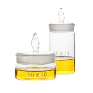 Botella de Pesaje Redonda de Vidrio MEIWLABY, Equipo de Laboratorio para Gravedad Específica, Modelo MXZ4P, Transparente - Product Image 1