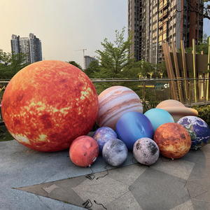 TianYi Tech Decorazione Gonfiabile <span class=keywords><strong>Pianeta</strong></span> Marte Luna Terra Pallone Gigante in PVC da Appendere con Luce LED - Product Image 2