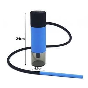 Venta al por mayor Mini portátil Shisha limpieza desmontable Hookahs Shisha taza botella para viajar - Product Image 3