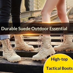 <span class=keywords><strong>Botas</strong></span> de Senderismo Unisex de Caña Alta para Desierto, Calzado de Entrenamiento para Trekking al Aire Libre, Transpirables, Antideslizantes y Duraderas para Camping - Product Image 4