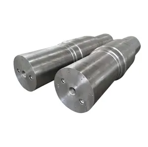 Competitive processing of aluminum alloy forgings Custom forged cylindrical stepped shaft forgings