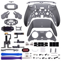 Kit de remapping EXtremeRate BEYOND en caoutchouc gris New Hope et gris classique avec écran OLED et poignées ergonomiques redessinées pour PS5 Edge