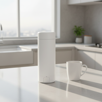 Bouilloire électrique sans fil pour hôtel, en acier inoxydable, portable, bricolage, chauffe-bouteille d'eau, arrêt automatique, bouteille d'eau chaude