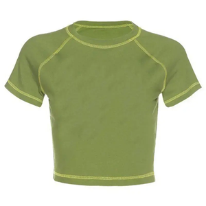 <span class=keywords><strong>Haut</strong></span> court pour <span class=keywords><strong>femme</strong></span>, style Y2K, imprimé tendance, fabriqué sur mesure, en coton de haute qualité, séchage rapide, <span class=keywords><strong>d</strong></span>écontracté, sexy, <span class=keywords><strong>pas</strong></span> <span class=keywords><strong>cher</strong></span> - Product Image 3