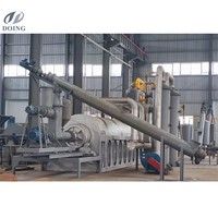Usine de pyrolyse de pneus usagés/plastiques/boues d'huile 100KG-30TPD – Convertit les déchets solides en huile combustible – Haute productivité – Processus continu – Pompe