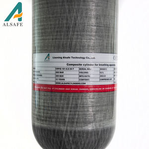 Alsafe 9L 300Bar Cylindres de plongée SCBA haute pression Cylindre de gaz SCBA Réservoir d'air en fibre de <span class=keywords><strong>carbone</strong></span> - Product Image 3