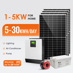 ชุดระบบแผงโซล่าเซลล์แบบ all-in-one 300Ah แบตเตอรี่ลิเธียม100Ah อินเวอร์เตอร์พลังงานแสงอาทิตย์ IP65ฝัน - Product Image 1