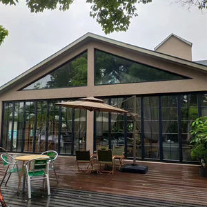 <span class=keywords><strong>Porte</strong></span> pliante en aluminium insonorisée à double vitrage avec grille design / <span class=keywords><strong>Porte</strong></span> pliante de cuisine grand format pour balcon en verre feuilleté - Product Image 4