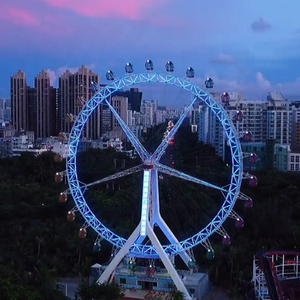 <span class=keywords><strong>Ruota</strong></span> Panoramica da 50m per Parchi Divertimento, Attrazione con Illuminazione per Esterni in Vendita - Product Image 4