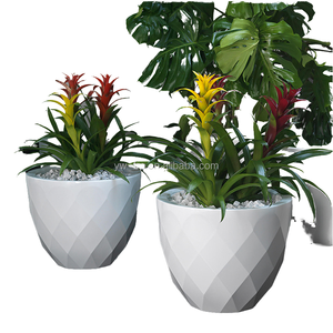 Maceta Moderna <span class=keywords><strong>de</strong></span> Diseño Innovador, Resistente, Grande, Recubierta <span class=keywords><strong>de</strong></span> PE, <span class=keywords><strong>de</strong></span> Fibra <span class=keywords><strong>de</strong></span> Vidrio, con Capacidad <span class=keywords><strong>de</strong></span> 1L, para Decoración <span class=keywords><strong>de</strong></span> Hoteles - Product Image 6
