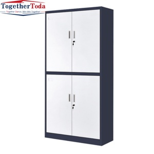 Armoire de rangement de fichiers de grande capacité, moderne, durable, en acier, avec serrure réglable, écologique, pour bureau, maison, hôtel - Product Image 5