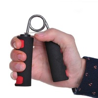 Ejercitador de Agarre Ajustable de Acero Inoxidable con Resorte Resistente para Fortalecer Dedos, Muñeca y Antebrazo, Antideslizante y Cómodo