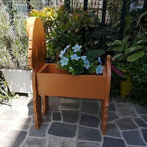 Pot Tanaman Bentuk Hewan Buatan Tangan, Pot Tanaman Anjing untuk Tanaman, Bunga, Kaktus, Dekorasi Halaman, Pot Bunga untuk Halaman Belakang - Product Image 6