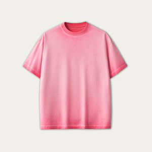T-shirt décontracté pour homme, blanc uni, surdimensionné, 100% coton, avec impression sérigraphique, séchage rapide et écologique, 220g, manches courtes - Product Image 2
