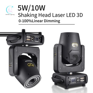 AICPOSE - Lámpara Láser Profesional para Escenarios Interiores, Cabezal Móvil con Haz de Luz RGB DMX LED 3D - Product Image 3