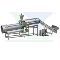 Machine d'extrudeuse à double vis pour fromage/chocolat praliné ligne de processus de remplissage glaçage revêtement bouffée de maïs fournisseur
