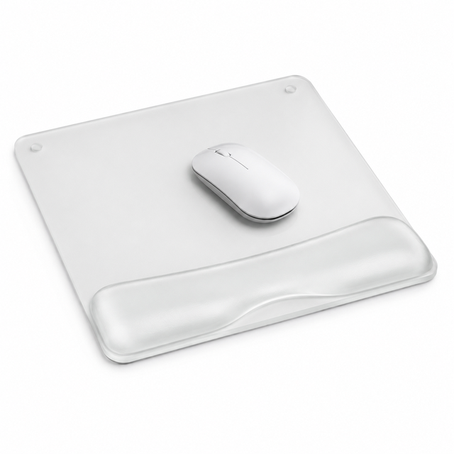 Factory Direct Custom Accept OEM Frosted Tempered Glass Clear Smooth Non Slip Temper Glass Panel for Computer Mouse Pad