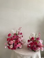 Nouvelle boule de fleurs artificielle moderne de 30 cm, petite boule de fleurs pour centre de table, décoration de table de mariage.