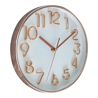 Jam Dinding Analog Quartz Satu Sisi dengan Dial Angka 3D Abstrak Tradisional untuk Dekorasi Rumah Ruang Tamu