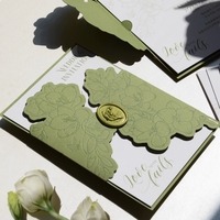 Sobres de Boda Occidentales Personalizados con Grabado en Relieve, Tarjetas de Boda con Logotipo Personalizado Simple y Etiquetas de Embalaje Personalizadas