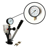 Manomètre de remplacement pour testeur de buse d'injecteur diesel 0-60 MPa 0-600 Bar 0-8700 PSI Double échelle