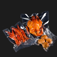 Sacs en plastique transparents sur mesure, de qualité alimentaire, imprimés en héliogravure, scellables sous vide, compatibles micro-ondes, pour viande, fruits de mer, riz