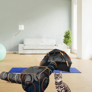 Tenda <span class=keywords><strong>per</strong></span> <span class=keywords><strong>Cani</strong></span> <span class=keywords><strong>e</strong></span> <span class=keywords><strong>Gatti</strong></span> 4-in-1 in Filo d'Acciaio, Tunnel Pieghevole Pop-up con Chiusura a Cerniera, 188x160x101CM, a Forma di Albero, <span class=keywords><strong>Recinto</strong></span> <span class=keywords><strong>per</strong></span> Esterni - Product Image 2