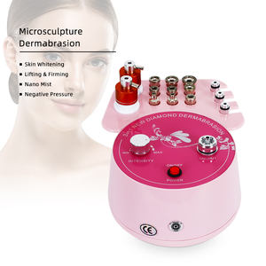 Appareil portable 3-en-1 de microdermabrasion par aspiration avec nettoyage en profondeur et élimination des points noirs, pour usage domestique, compatible prises US et AU - Product Image 2