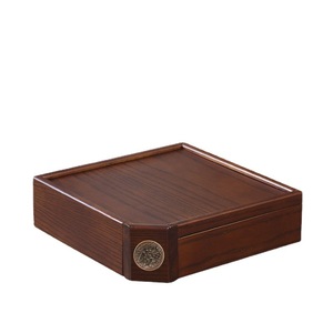 Caja de almacenamiento de té rectangular hermética de madera para té Pu'er, gabinete de almacenamiento con cajón de varias capas. - Product Image 5