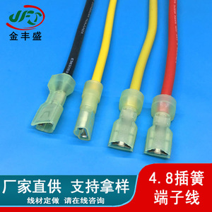 JFS FDFN1.25-187 Insulated Spring Terminal Wire 1P Quick Disconnect Battery Connector For Photovoltaic Systems - Product Image 4