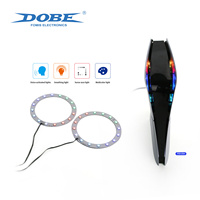 Bande lumineuse ambiante RGB à commande vocale intelligente DOBE, anneau lumineux coloré pour accessoires de jeu PS5 Slim Pro