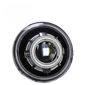 Faro Delantero para Motocicleta de Alta Calidad, 7 Pulgadas, 75W, HID Bi-xenón, Proyector, 12V, Redondo, con Halo y Ojos de Demonio, 8000 Lúmenes, 6500K - Product Image 2