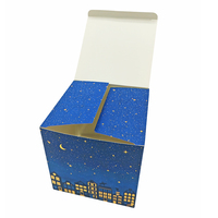 Boîte de vente en gros pliable pour bougies parfumées, emballage de détail, boîte cadeau carrée en papier recyclé personnalisée avec couvercle rabattable, finition mate