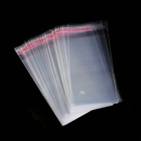 Sac en plastique transparent auto-adhésif écologique, sac d'emballage OPP pour étui de téléphone portable, sacs en cellophane pour cadeaux