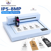 Machine d'impression de date d'expiration sur étiquettes en tissu grand format IPS-8MP, codeur à jet d'encre industriel pour étiquettes textiles