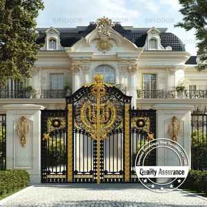 Cancello <span class=keywords><strong>in</strong></span> ferro per la casa-personalizzazione professionale decorativa-cancello artistico <span class=keywords><strong>in</strong></span> ferro-cancello del giardino reale - Product Image 5