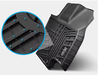 Protection contre les intempéries Tapis de sol de voiture 3D TPE Tapis de sol Tapis de coffre pour Subaru Outback 2019-
