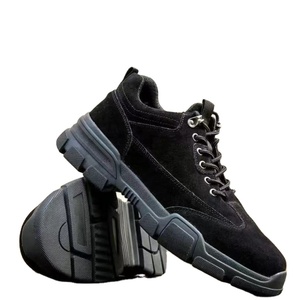 Chaussures de sécurité respirantes HPS0306 en daim noir pour électricien, isolation 6000V, coloris noir, marron, gris désert, montantes - Product Image 2