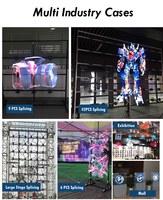 Ventilateur 3D à 4 pales 42 cm 50 cm 65 cm 100 cm avec écran LED pour publicité extérieure HD-F42-100J001 Ventilateur holographique 3D LED 42 cm