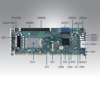Carte mère industrielle Advantech PCE 5033 LGA1700 12e génération DDR5 64 Go Intel Core I9/i7/i5/i3 SBC