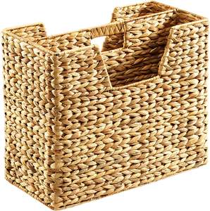 Panier de rangement en jacinthe d'eau écologique pliable en gros forme de rectangle taille personnalisable couleur VIET STARLIGHT HYA2022 pour - Product Image 6