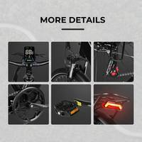 Vélo électrique de ville SAMEBIKE 27,5 pouces, moteur arrière 500 W, vélo électrique intelligent