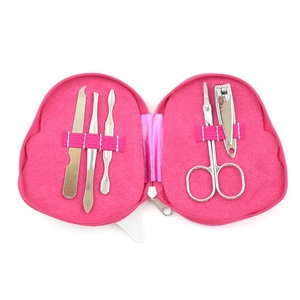 calidad superior 5 piezas manicura <span class=keywords><strong>pedicura</strong></span> de acero inoxidable uña Clipper herramientas de desbarbado con León de mar bolsa - Product Image 1
