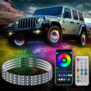 Hot Sale New LED RGB Wheel <strong>Hub</strong> <strong>Lights</strong> Car Colorful Streamer Atmosphere Lamp Modified Off-Road Customized <strong>Light</strong> - Product Image 1