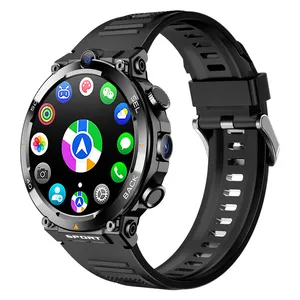 Le plus récent appel téléphonique Android sport Smartwatch fabricant appel vidéo double puce double système hommes Gps 2G montre intelligente