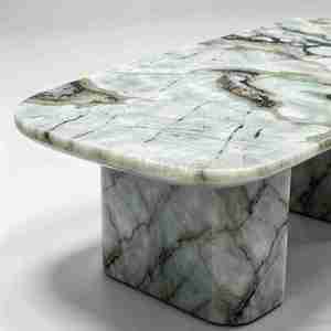 Modern Marble Coffee <b>Table</b> with <b>Adjustable</b> Height Eco-Friendly Home Furniture for Living Room Bedroom & Hotel - Product Image 3