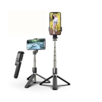Tokqi-l03hot Tripod portabel, tiang Selfie Tripod Aloi aluminium 100 buah versi profesional Vlog Video telepon