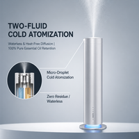 Diffuseur d'huiles essentielles sans eau en alliage d'aluminium, commande à distance via application Bluetooth, 120 ml, 200 m³, machine électrique de diffusion de parfum pour hall d'hôtel et maison
